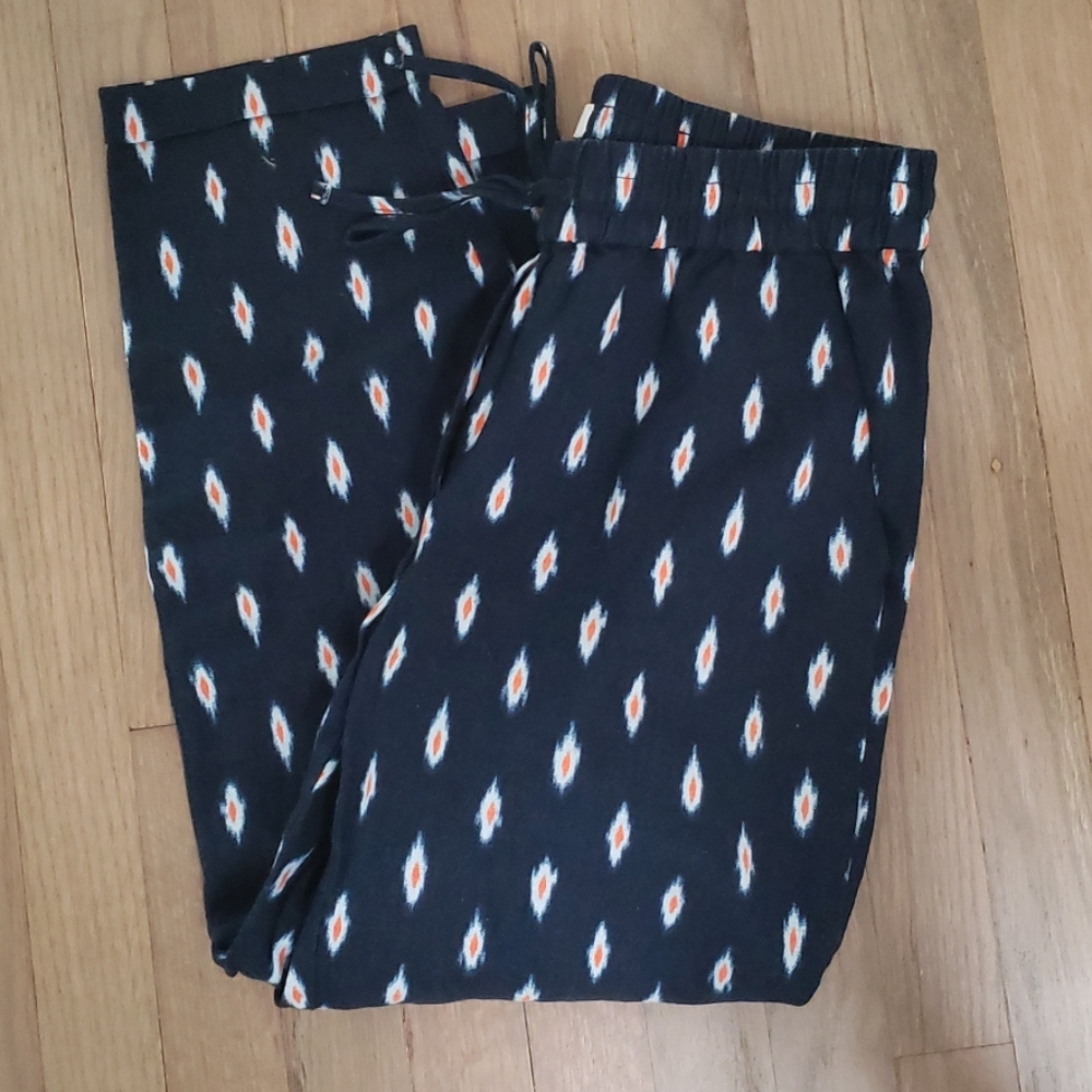 J. Crew drawstring printed pants